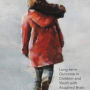 Cover promotion - painted girl from behind with red jacket and scarf